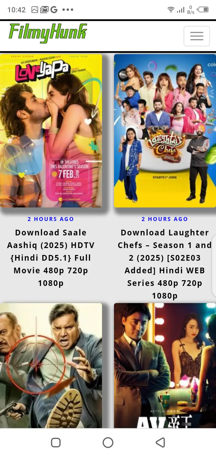 Screenshot of FilmyHunk APK